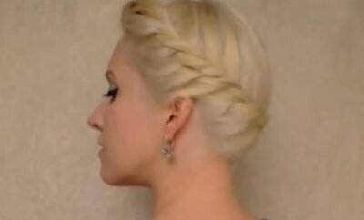 Greek Goddess Crown Braid Hairstyle