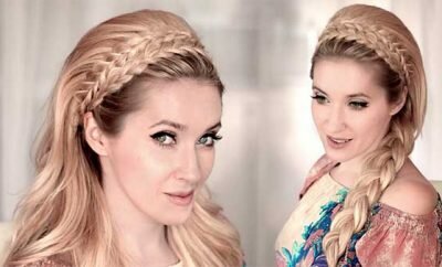 Braided Headband Hairstyle